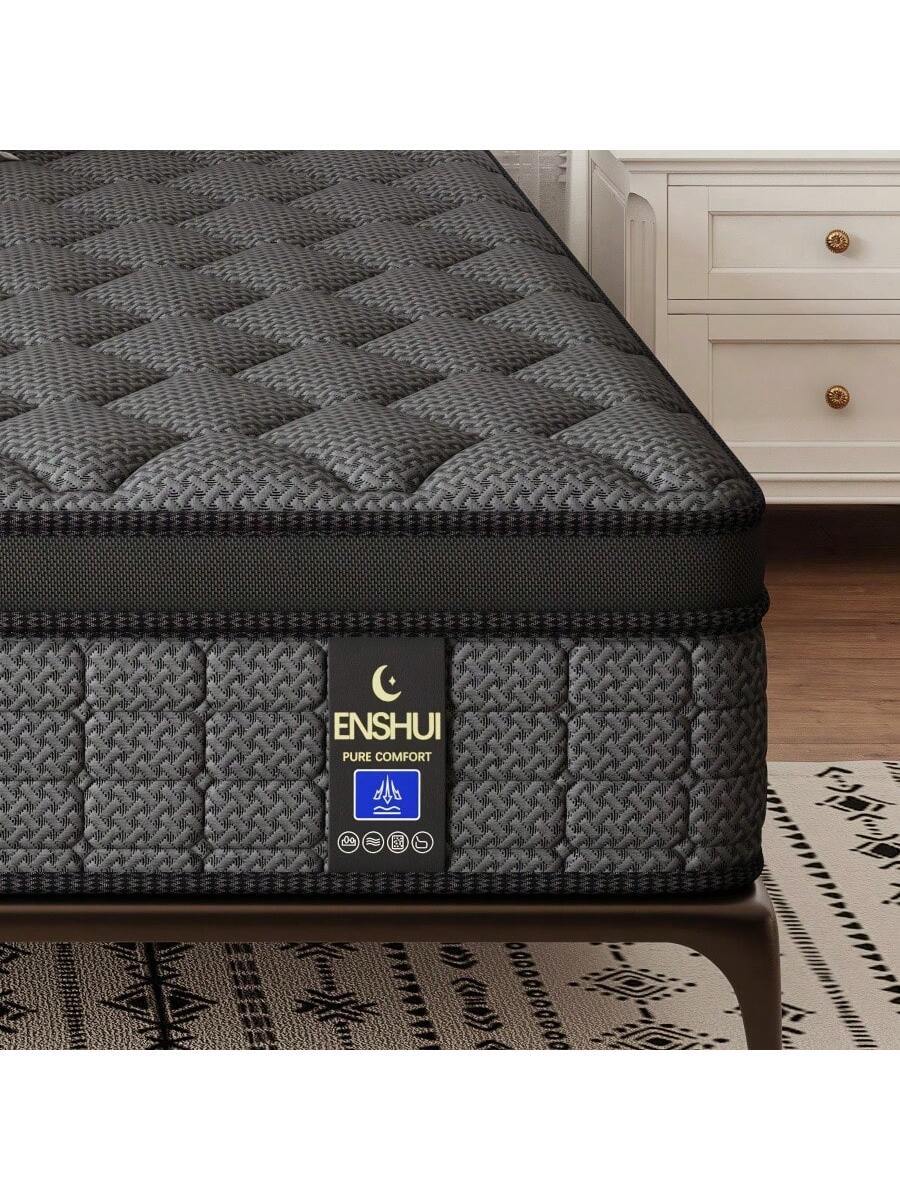 Memory Foam Mattress In A Box Queen - ที่นอนไฮบริด ขนาด 12/14 นิ้ว แบบเตียงเดี่ยว เตียงคู่