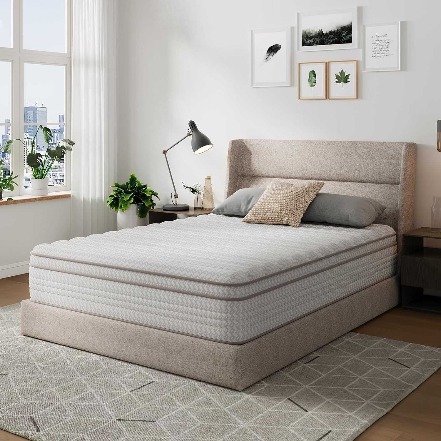 ที่นอนขนาดควีนไซส์ 12 นิ้ว ที่ - Memory Foam Mattress In A Box Queen บทวิจารณ์และราคา