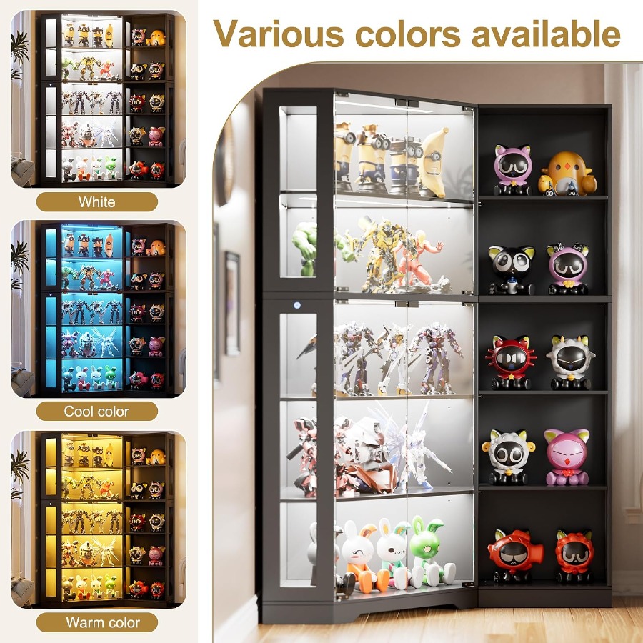 ตู้โชว์มุมสำหรับเก็บของสะสม พร - Storage บทวิจารณ์และราคา