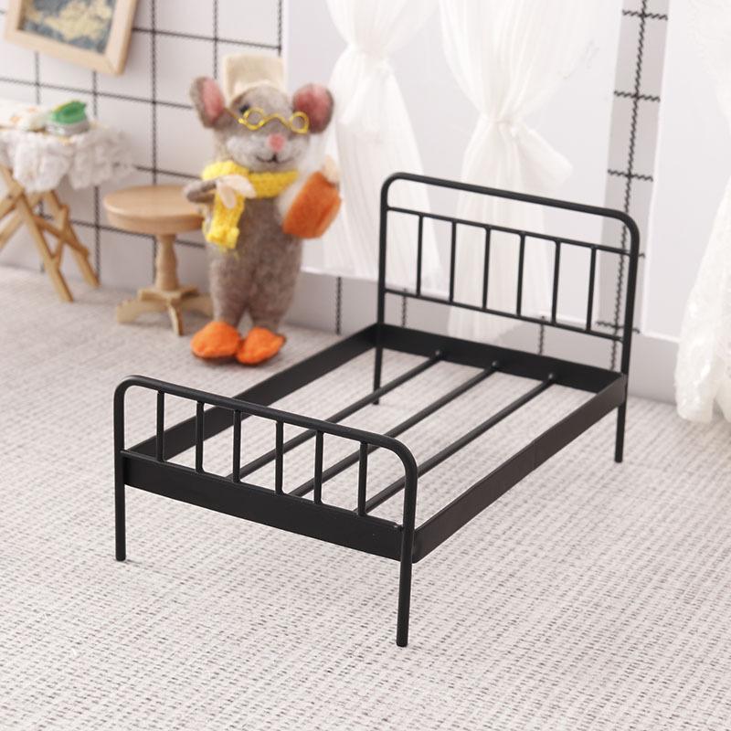 เตียงตุ๊กตาเหล็กขนาด 1:12 สำหร - Bedroom Furniture บทวิจารณ์และราคา