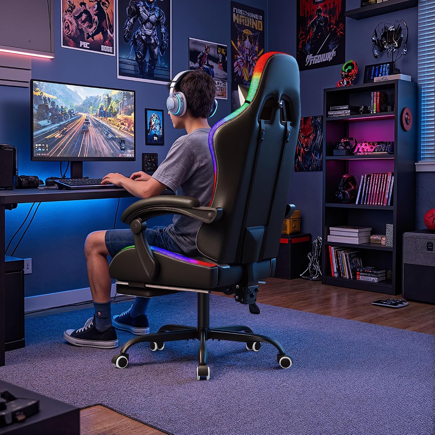 เก้าอี้เกมมิ่ง Homall, เก้าอี้ - Sofas บทวิจารณ์และราคา